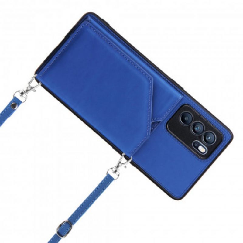 Cover Oppo Reno 6 Pro 5g Skulderrem Kortholder