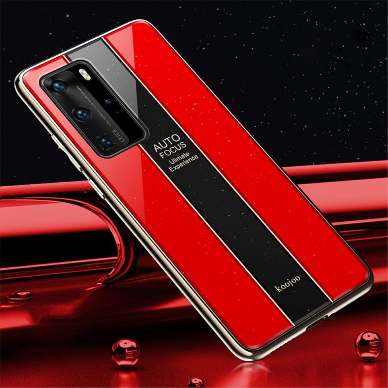 Cover Huawei P40 Pro Rød Galvaniseret Hybrid