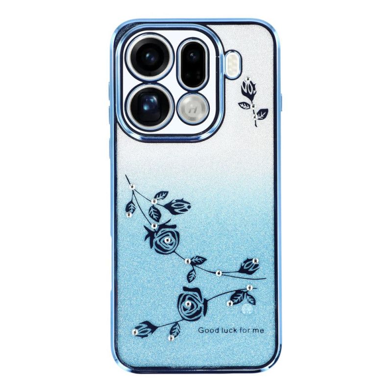 Cover Oppo Find X9 Pro 5g Kadem Blomster Og Rhinsten