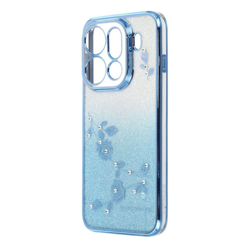 Cover Oppo Find X9 Pro 5g Kadem Blomster Og Rhinsten