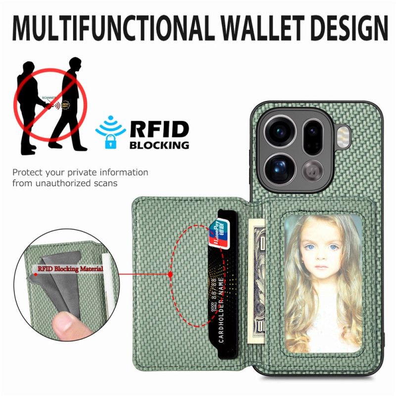 Cover Oppo Find X9 Pro 5g Kortholder Og Rfid-beskyttelse