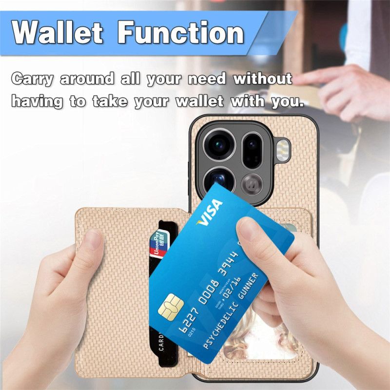 Cover Oppo Find X9 Pro 5g Kortholder Og Rfid-beskyttelse