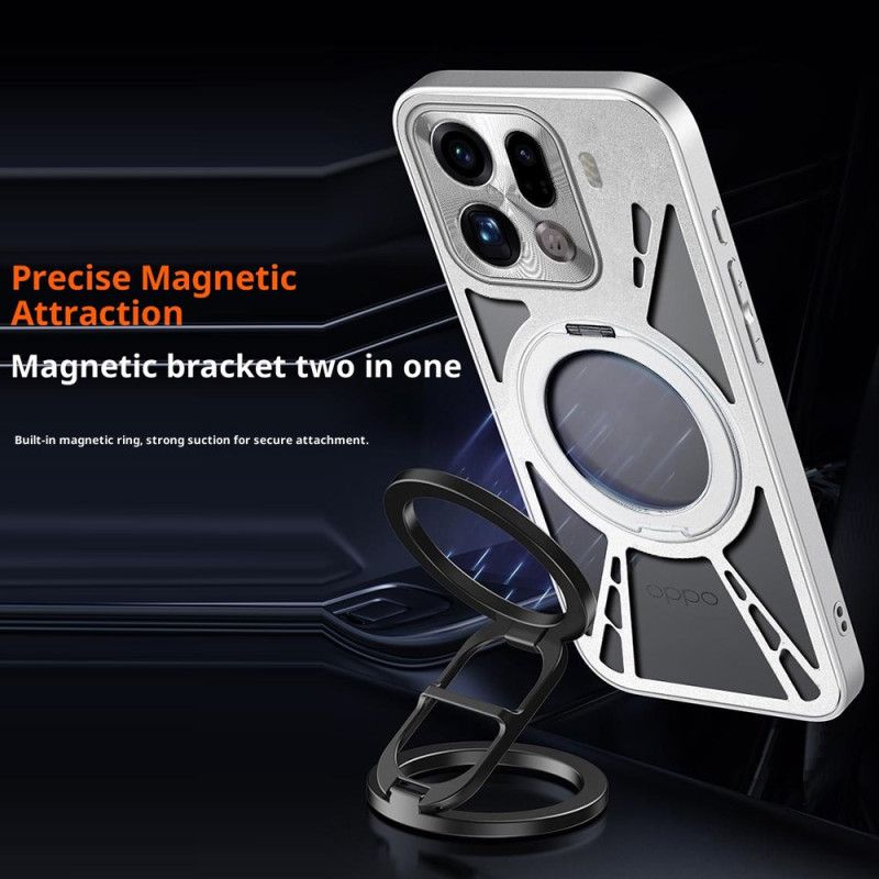 Cover Oppo Find X9 Pro 5g Roterende Magnetisk Stativ Og Varmeafledning