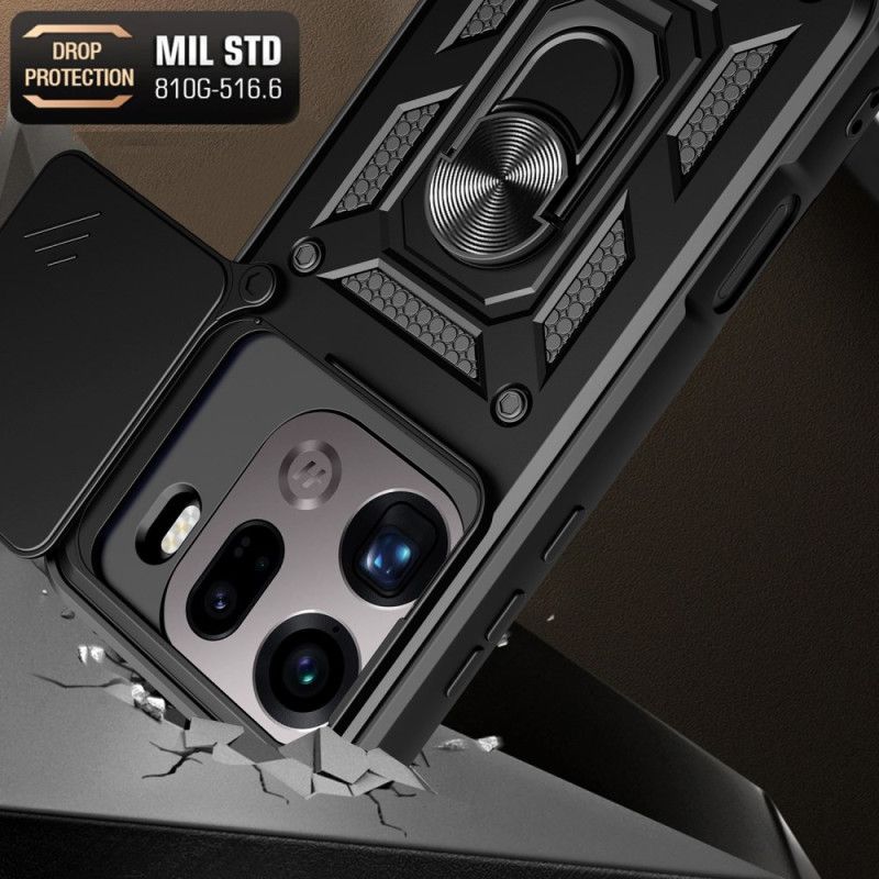 Cover Oppo Find X9 Pro 5g Telefon Etui Glidende Kamerabeskytter Og Stativ