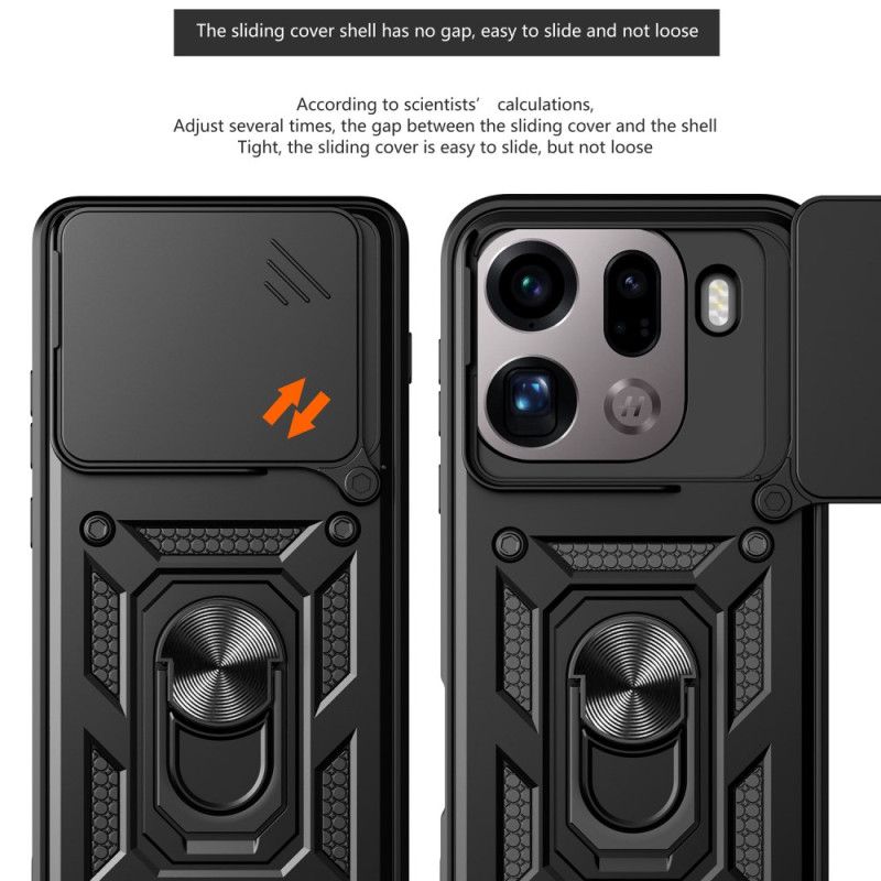 Cover Oppo Find X9 Pro 5g Telefon Etui Glidende Kamerabeskytter Og Stativ