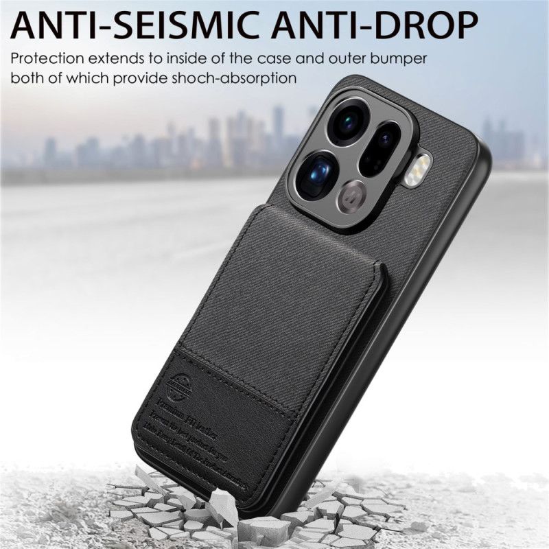 Cover Oppo Find X9 Pro 5g Telefon Etui Kortholder Og Rfid-beskyttelse