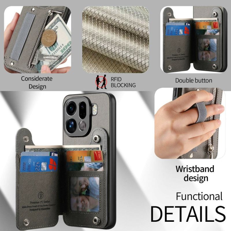 Cover Oppo Find X9 Pro 5g Telefon Etui Rfid-pung