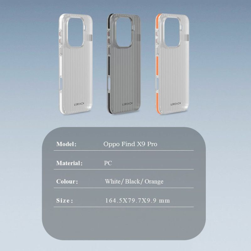 Cover Oppo Find X9 Pro 5g Toc-serien Lereach