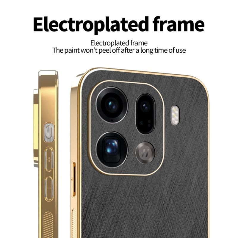 Cover Til Oppo Find X9 Pro 5g Kadem Lædereffekt