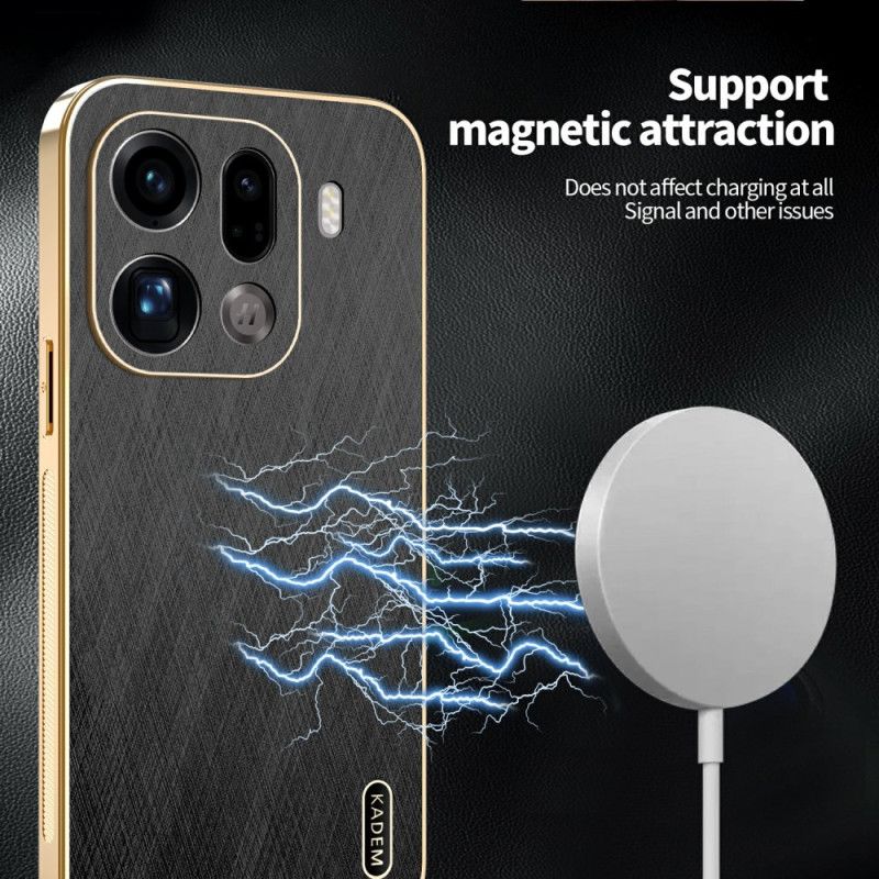 Cover Til Oppo Find X9 Pro 5g Kadem Lædereffekt