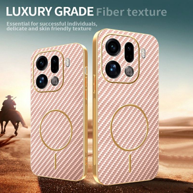 Cover Til Oppo Find X9 Pro 5g Kulfibertekstur
