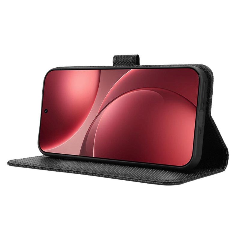 Flip Cover Oppo Find X9 Pro 5g Diamanttekstur