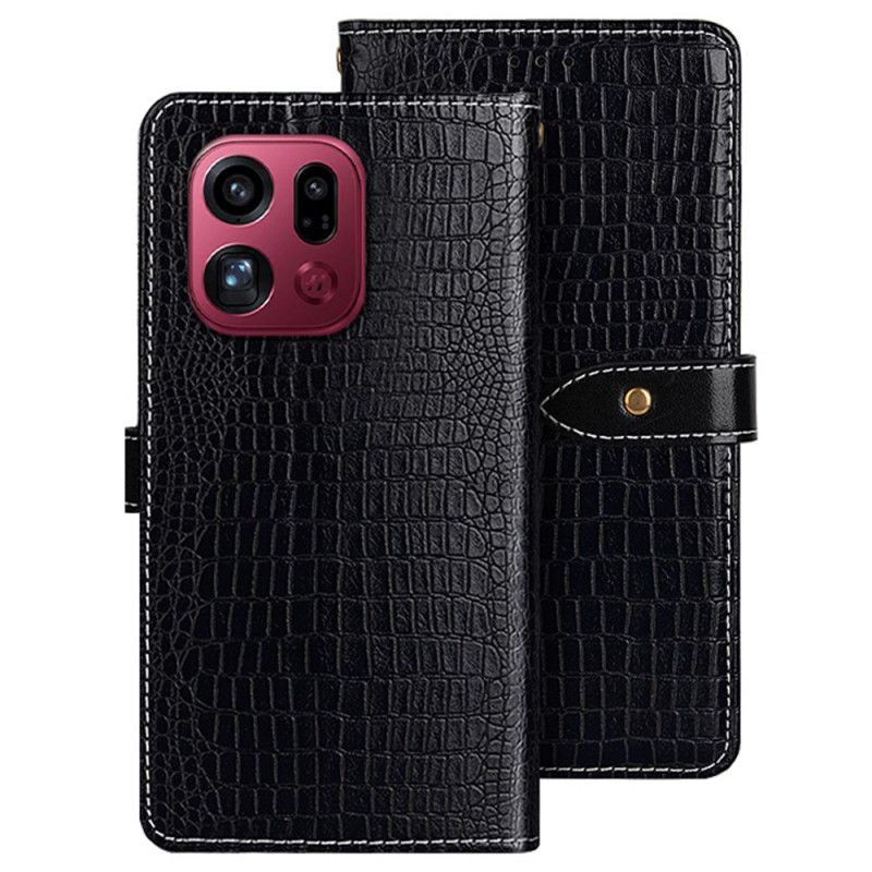 Flip Cover Oppo Find X9 Pro 5g Krokodilletekstur Idewei