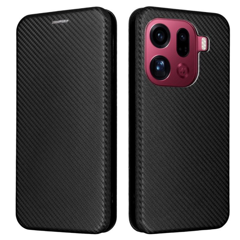Flip Cover Oppo Find X9 Pro 5g Kulfibertekstur