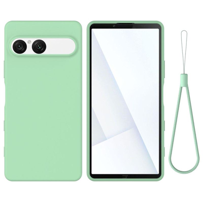 Cover Sony Xperia 10 Vii Silikone Med Rem