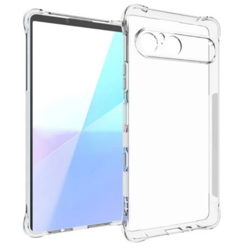 Cover Sony Xperia 10 Vii Transparent Med Forstærkede Hjørner