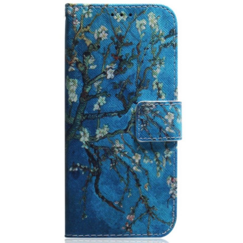 Flip Cover Sony Xperia 10 Vii Blomstrende Grene