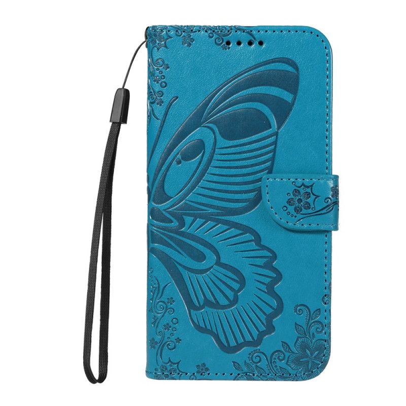Flip Cover Sony Xperia 10 Vii Grafisk Sommerfugl