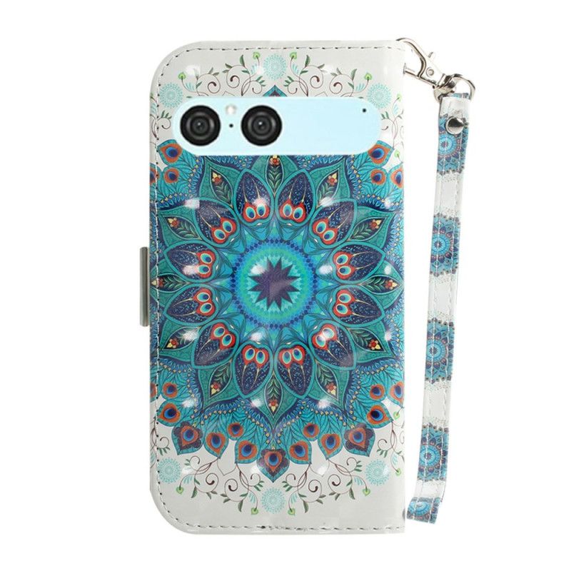 Flip Cover Sony Xperia 10 Vii Grøn Mandala-snor