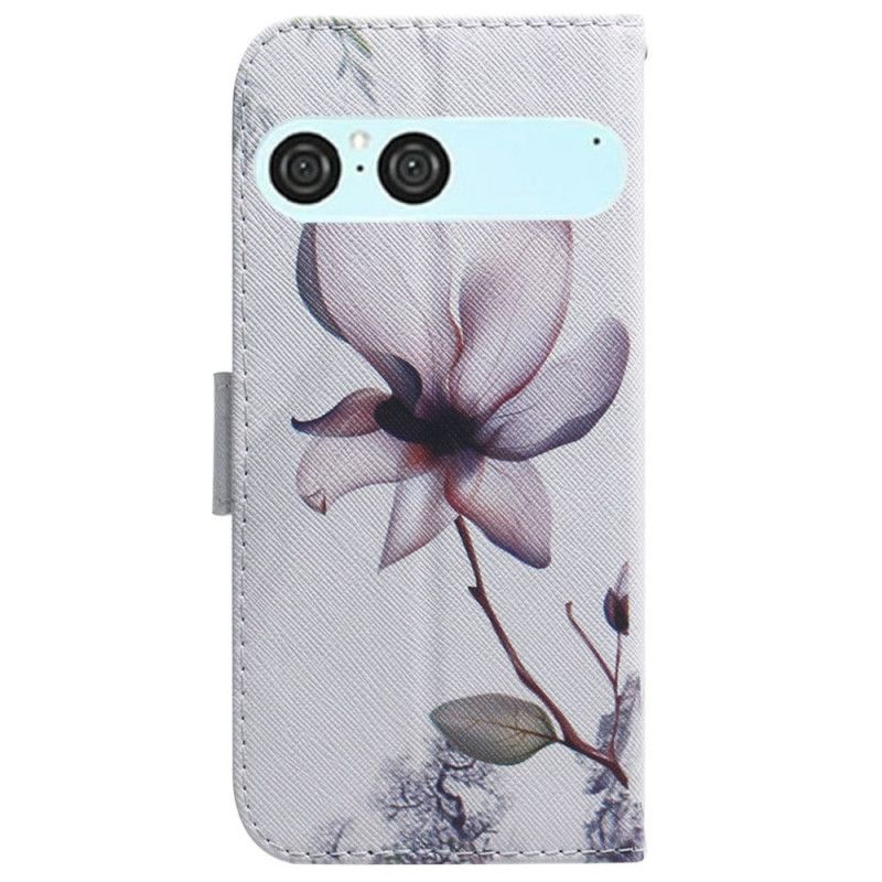 Flip Cover Sony Xperia 10 Vii Lyserød Blomst