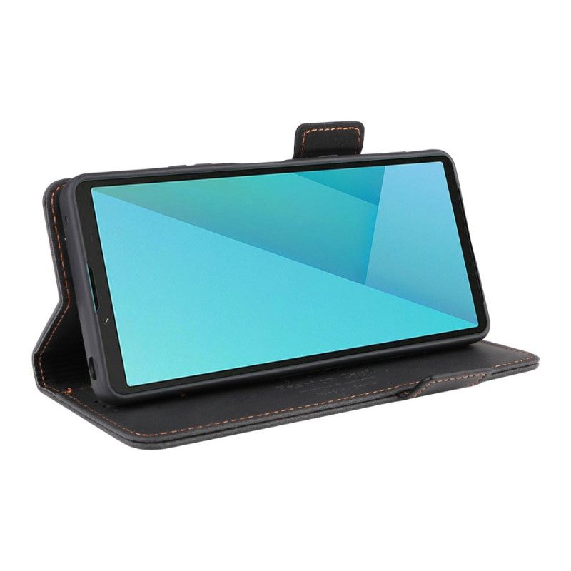 Flip Cover Sony Xperia 10 Vii Retro Ruskindseffekt