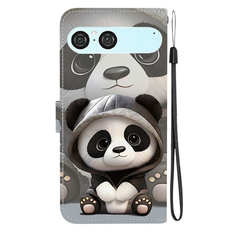 Flip Cover Sony Xperia 10 Vii Sød Panda