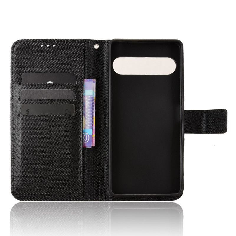 Flip Cover Til Sony Xperia 10 Vii Diamanttekstur