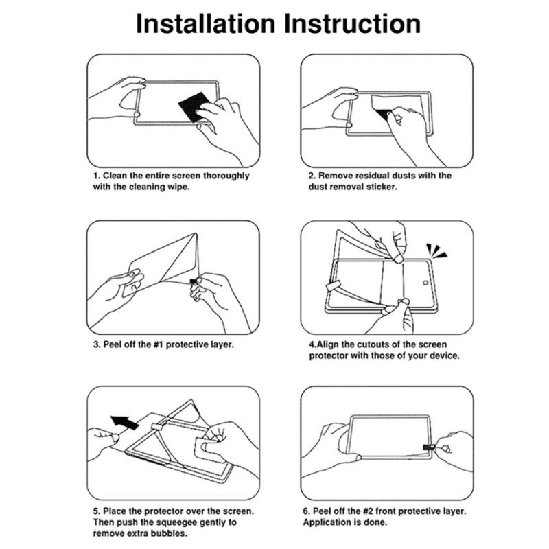 Anti-spionage Hærdet Glasskærmbeskytter Til Samsung Galaxy Tab S10 Lite / S10 Fe / S9 / S9 Fe / S8 / S7