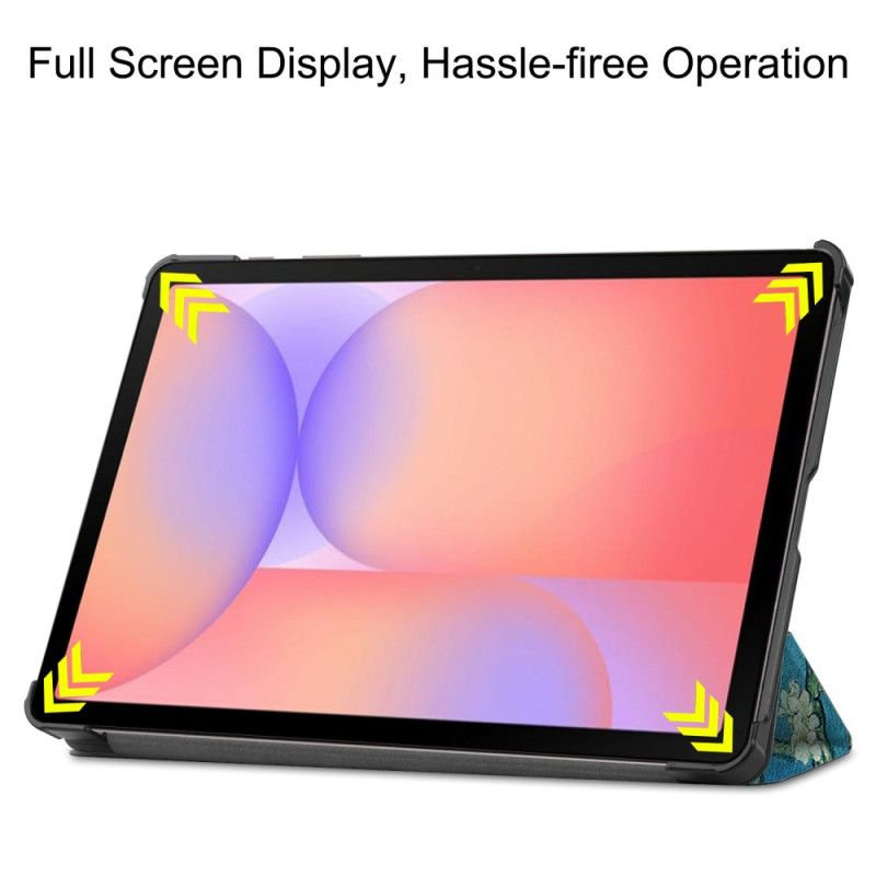 Samsung Galaxy Tab S10 Lite Forstærket Stylusholder Med Blomstrende Grene