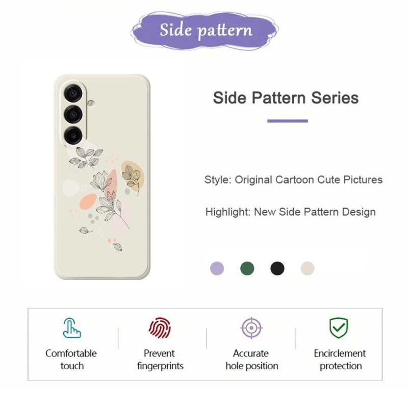 Cover Samsung Galaxy A17 4g / 5g Blomster