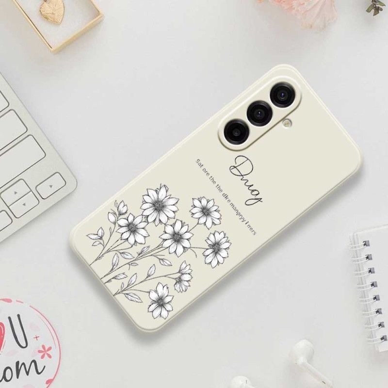 Cover Samsung Galaxy A17 4g / 5g Grafiske Blomster