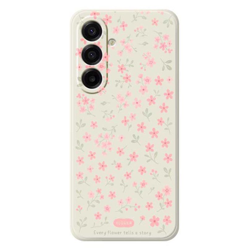 Cover Samsung Galaxy A17 4g / 5g Lyserøde Blomster