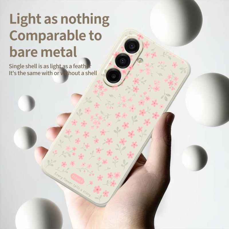 Cover Samsung Galaxy A17 4g / 5g Lyserøde Blomster