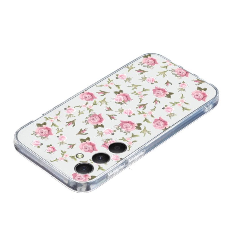 Cover Samsung Galaxy A17 4g / 5g Lyserødt Blomstermønster