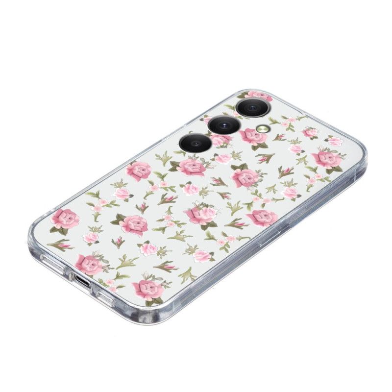 Cover Samsung Galaxy A17 4g / 5g Lyserødt Blomstermønster