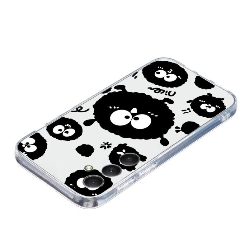 Cover Samsung Galaxy A17 4g / 5g Sort Øjemønster