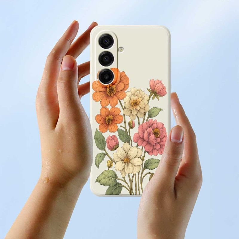Cover Samsung Galaxy A17 4g / 5g Telefon Etui Blomstermønster