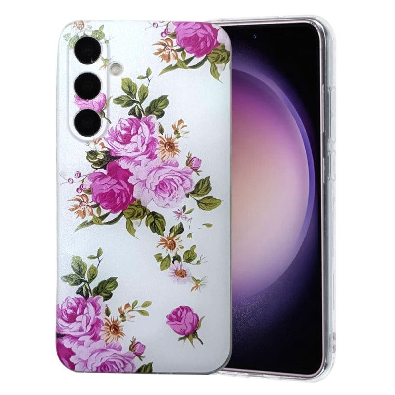 Cover Samsung Galaxy A17 4g / 5g Telefon Etui Frihedsblomster