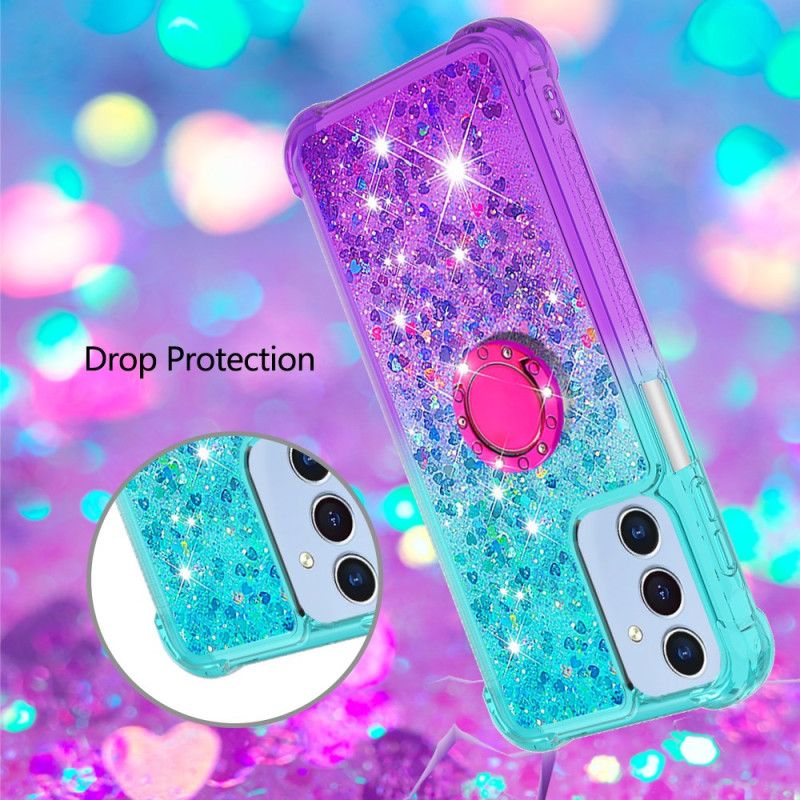 Cover Samsung Galaxy A17 4g / 5g Telefon Etui Glittergradientringstøtte