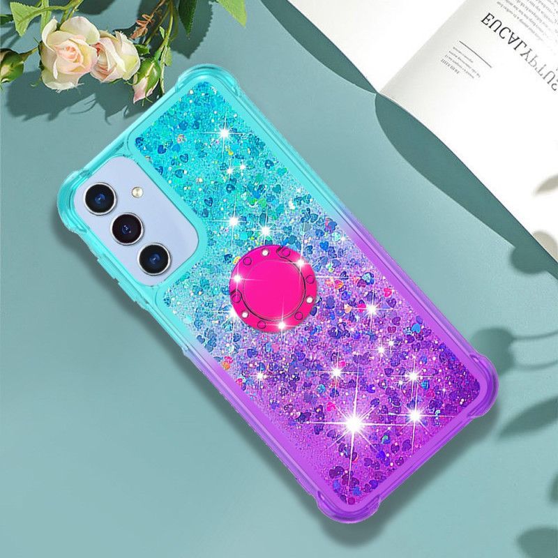 Cover Samsung Galaxy A17 4g / 5g Telefon Etui Glittergradientringstøtte