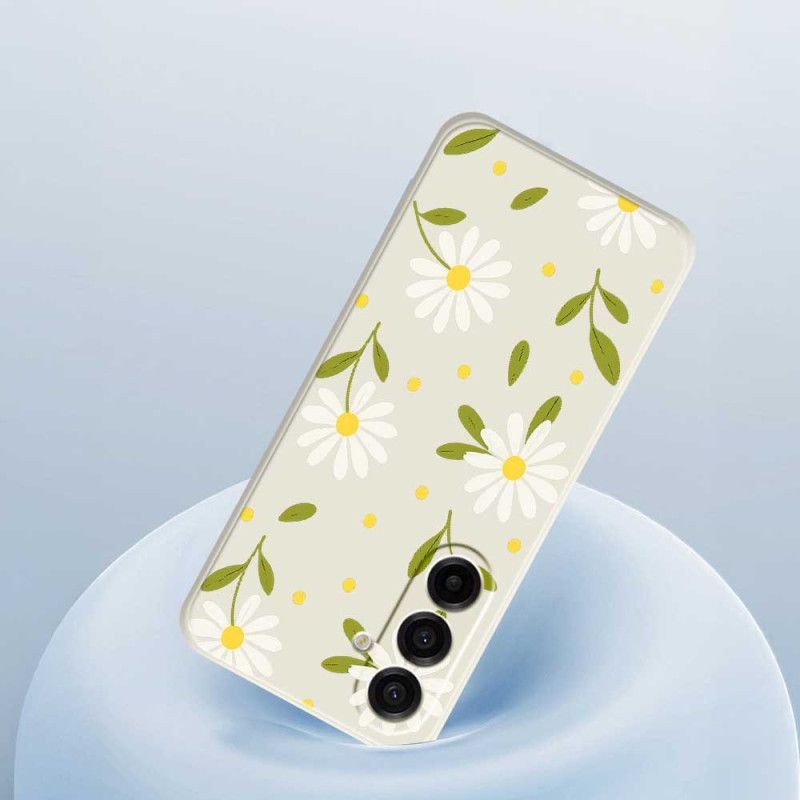 Cover Samsung Galaxy A17 4g / 5g Telefon Etui Hvide Blomster
