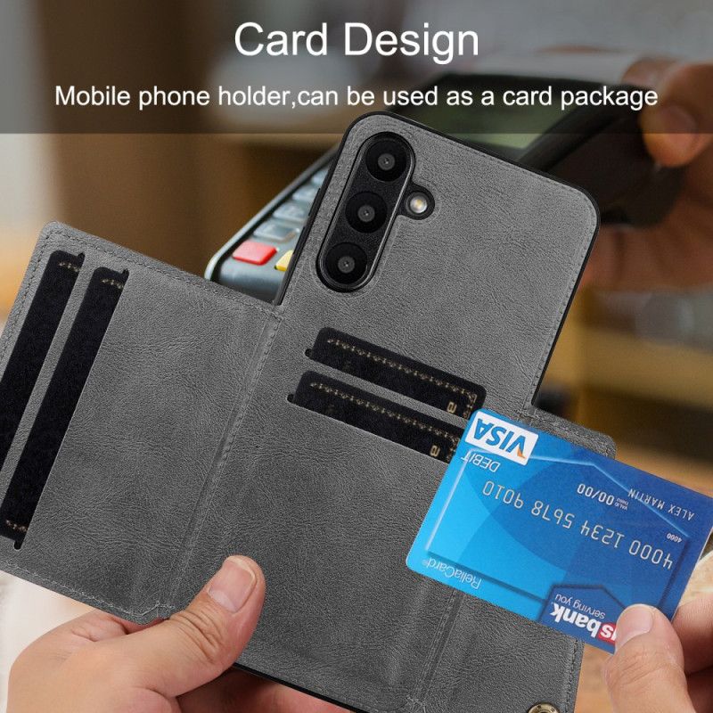 Cover Samsung Galaxy A17 4g / 5g Telefon Etui Kortholder Med Lædereffekt