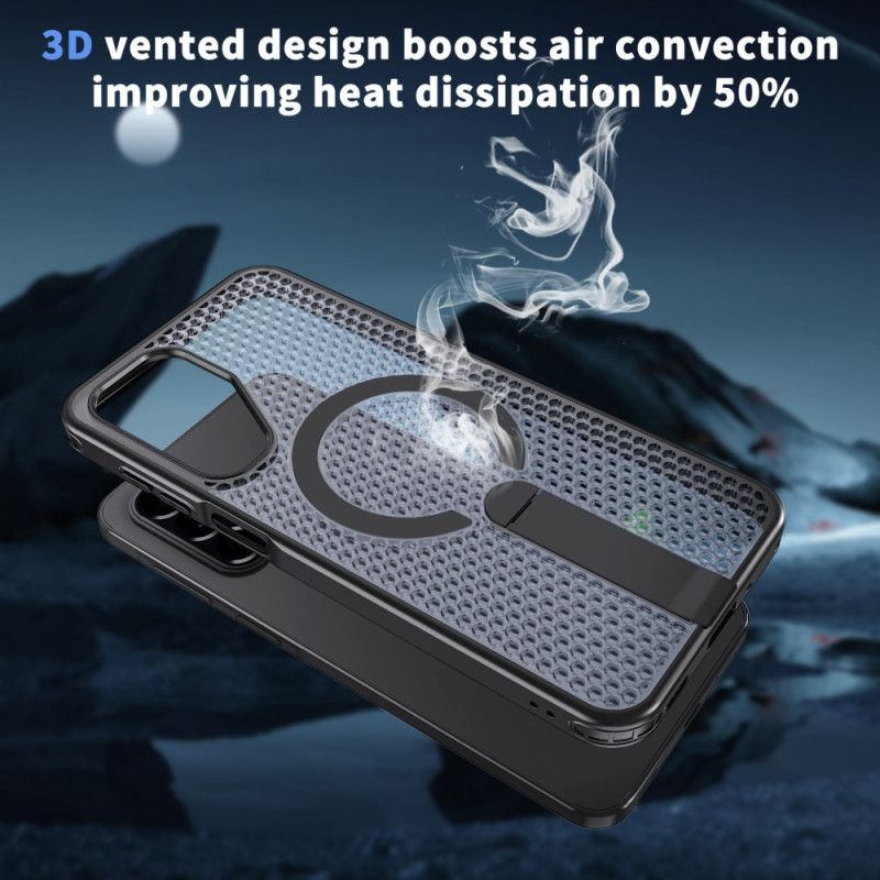 Cover Samsung Galaxy A17 4g / 5g Telefon Etui Magnetisk Gittertekstur