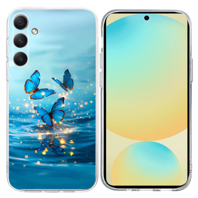 Cover Samsung Galaxy A17 4g / 5g Telefon Etui Tre Sommerfugle