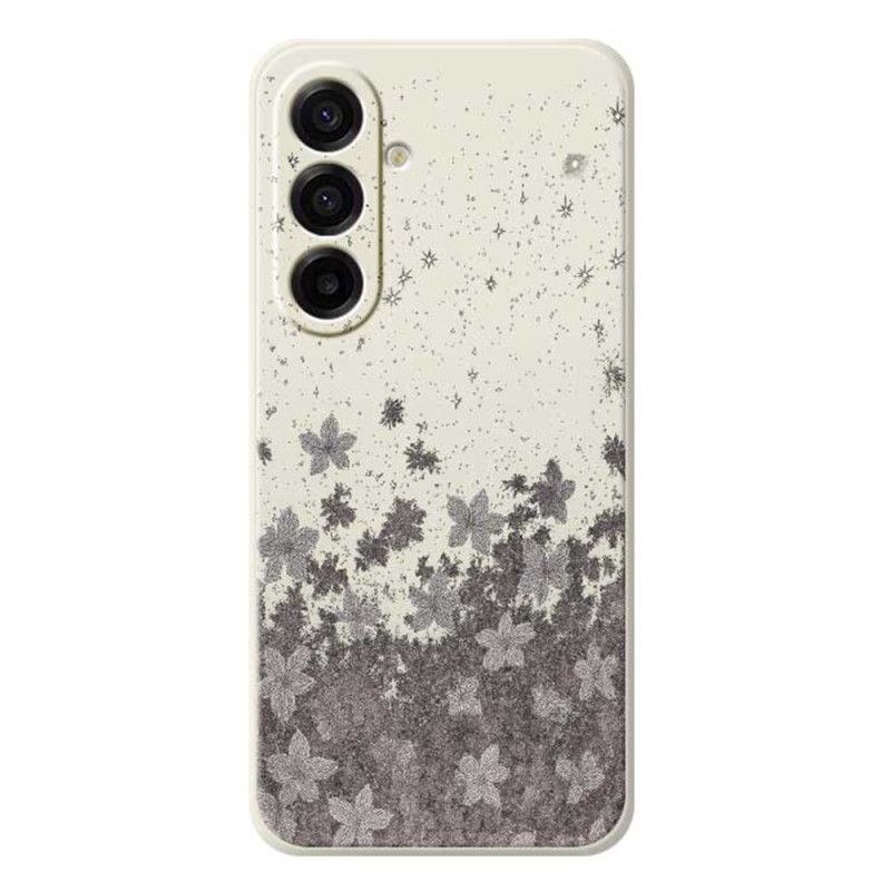 Cover Til Samsung Galaxy A17 4g / 5g Grå Blomster
