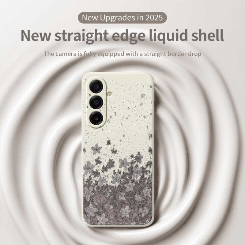 Cover Til Samsung Galaxy A17 4g / 5g Grå Blomster