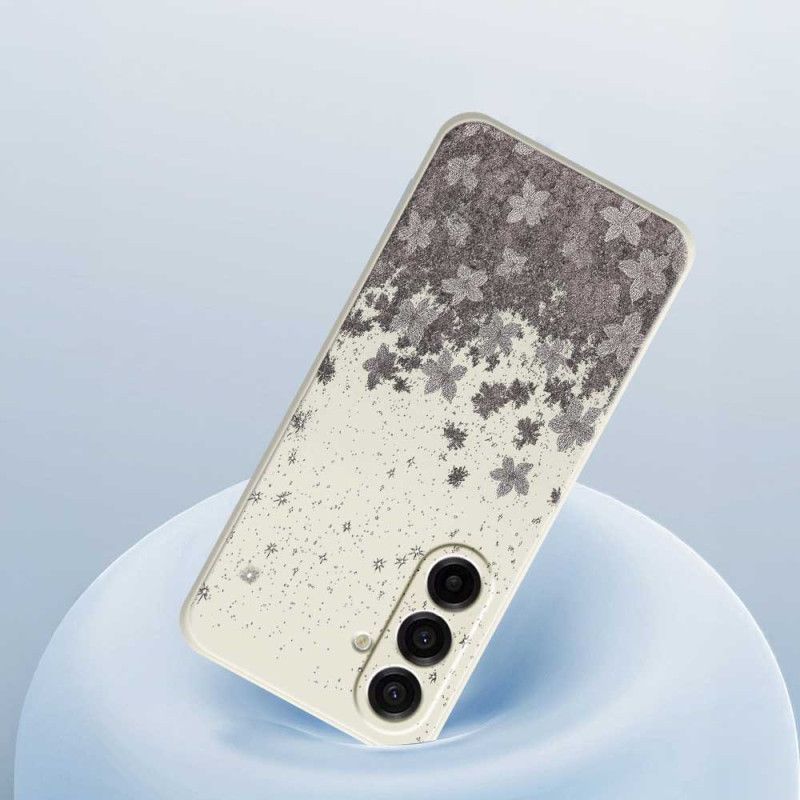 Cover Til Samsung Galaxy A17 4g / 5g Grå Blomster