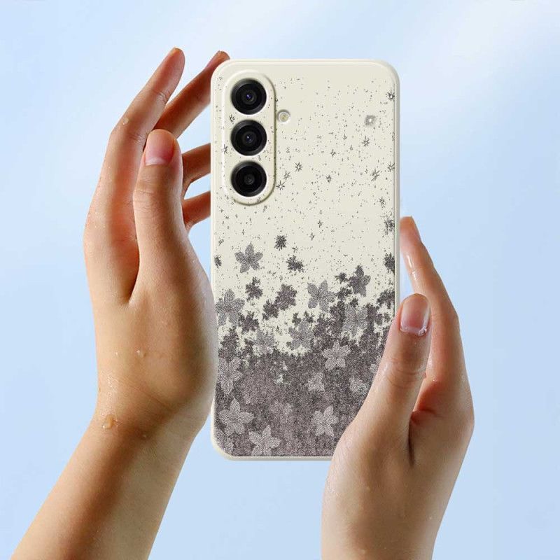 Cover Til Samsung Galaxy A17 4g / 5g Grå Blomster