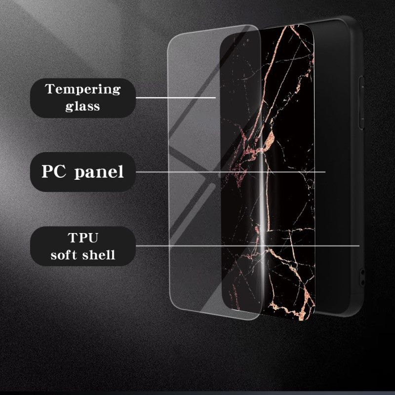 Cover Til Samsung Galaxy A17 4g / 5g Hærdet Glas Marmor