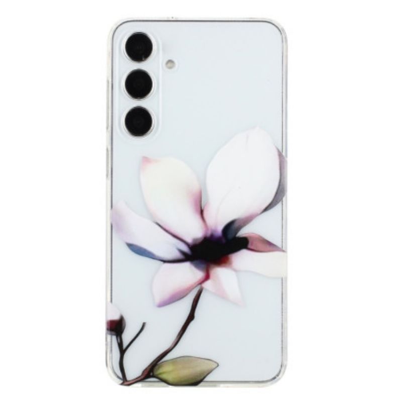 Cover Til Samsung Galaxy A17 4g / 5g Hvid Blomst